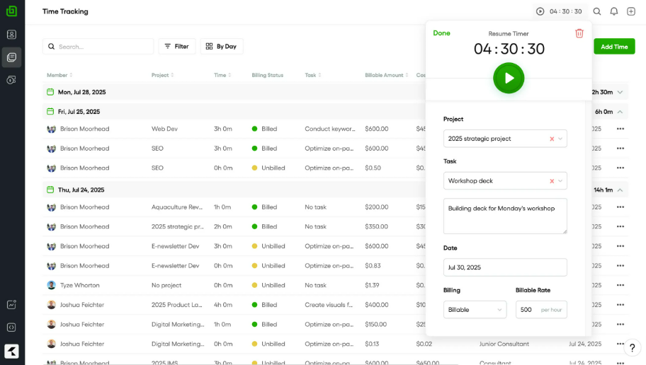 Preview of the Bonsai Dashboard