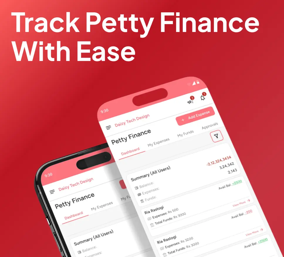 Petty cash and expense management for interior projects